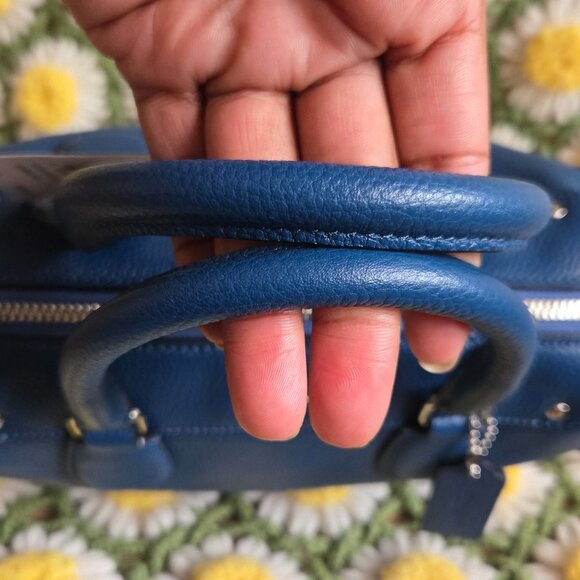 Coach Shearling Mini Bennett Satchel Bag + Matching Wristlet - Picture 5 of 15